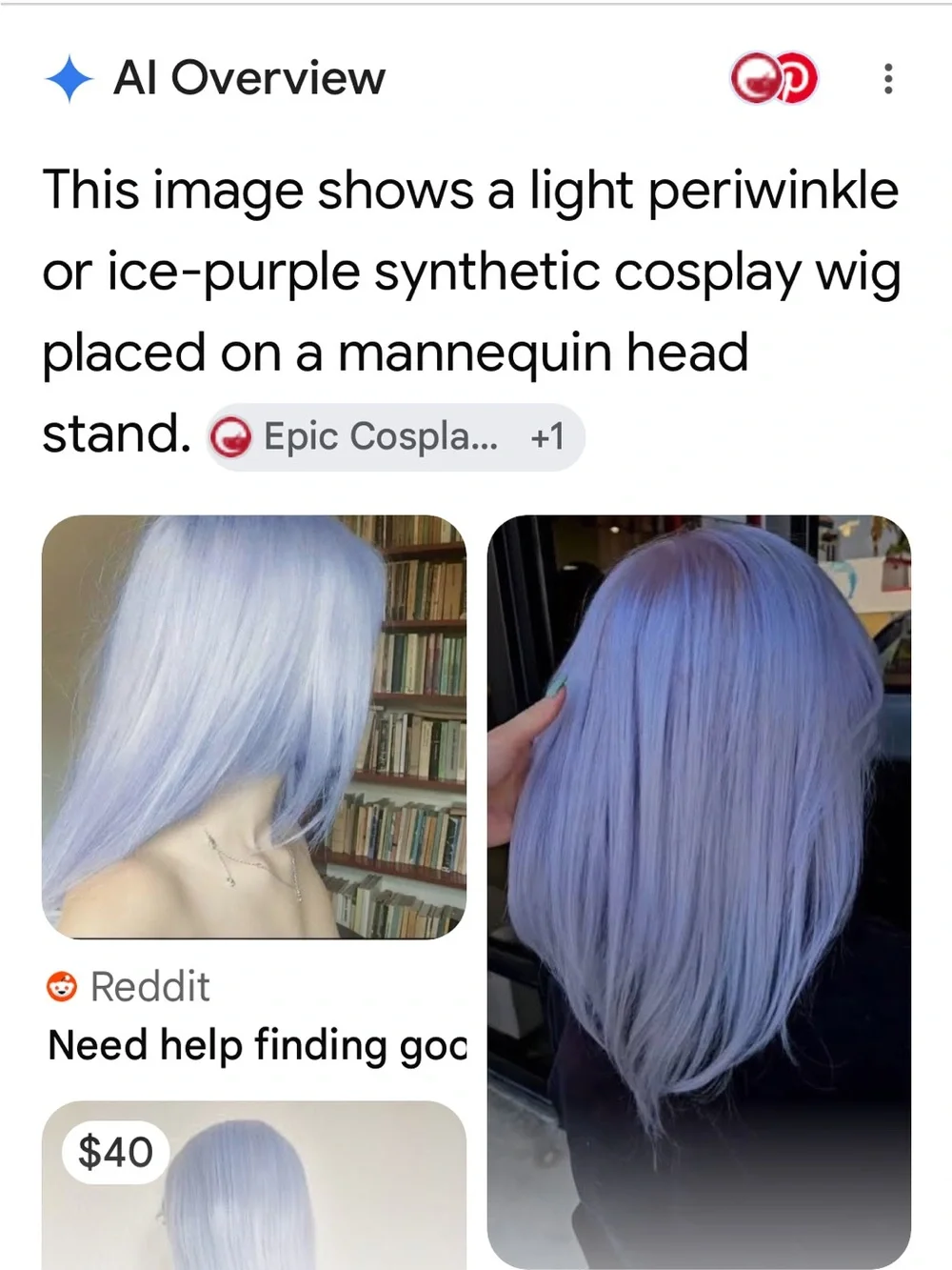 New Ice Purple Full Cap Wig Hair Cosplay Anime KPOP Demon Pixie Mid/short layer